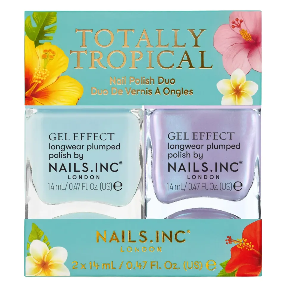 Nails Inc London Totally Tropical neglelakkduo krem