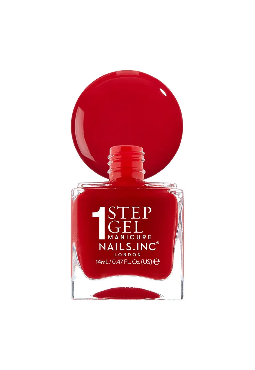 Nails Inc Kendall 1-Step Gel neglelakk It's Topless rød