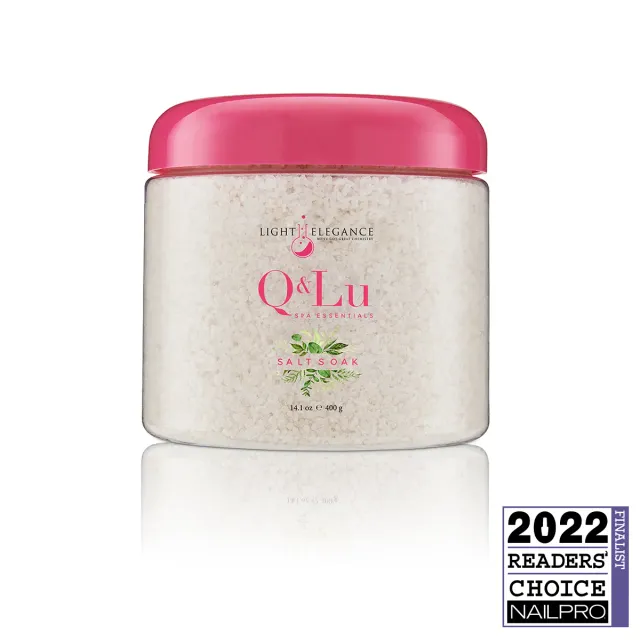 Light Elegance Q&Lu Salt Soak fotsalt lavendel mynte