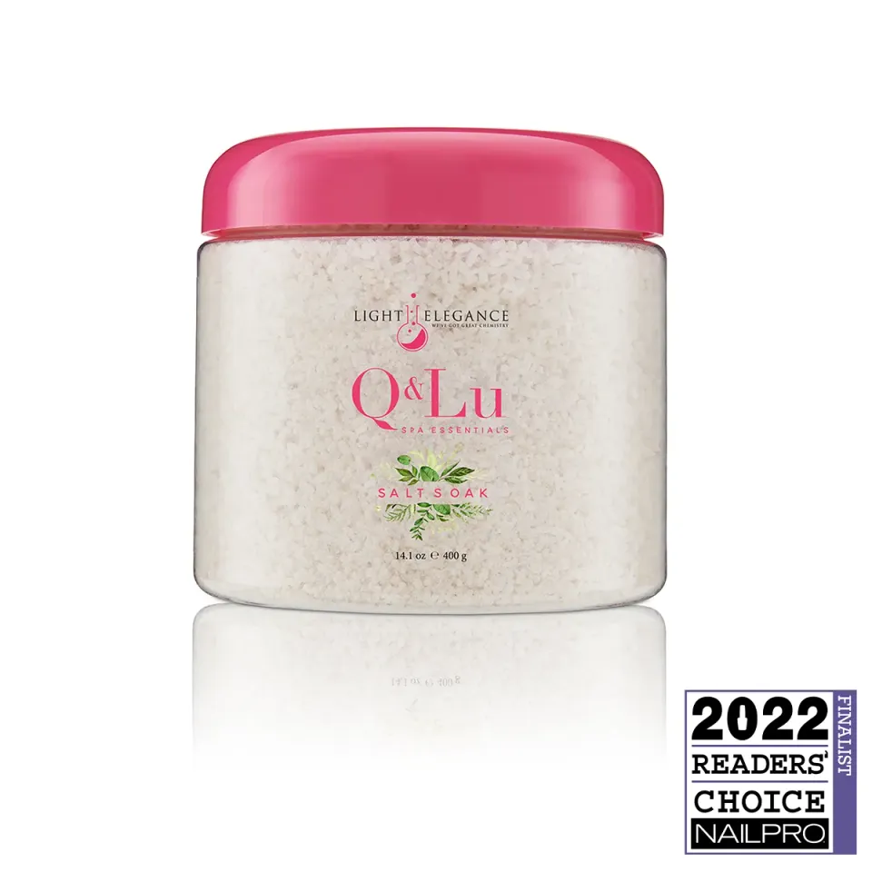 Light Elegance Q&Lu Salt Soak fotsalt lavendel mynte