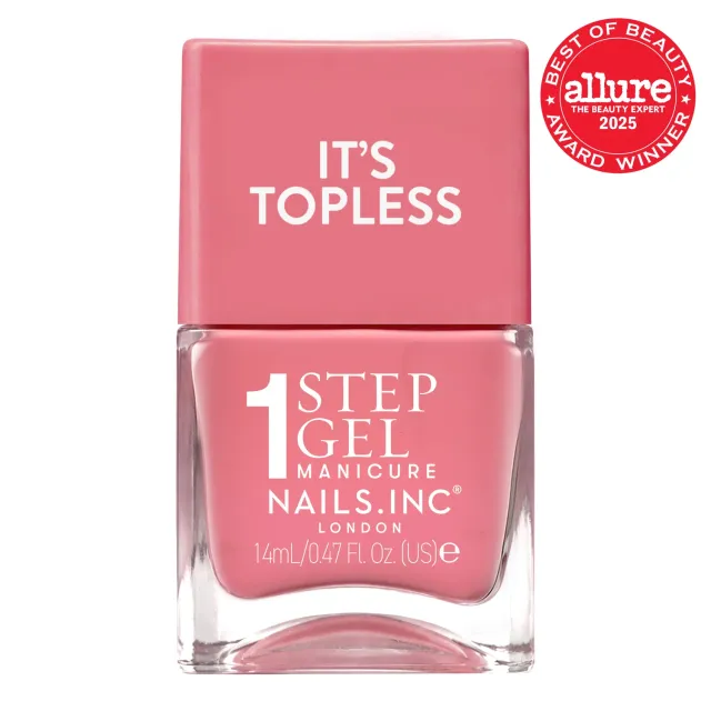 Nails Inc It’s Topless Ella neglelakk 1-step gel