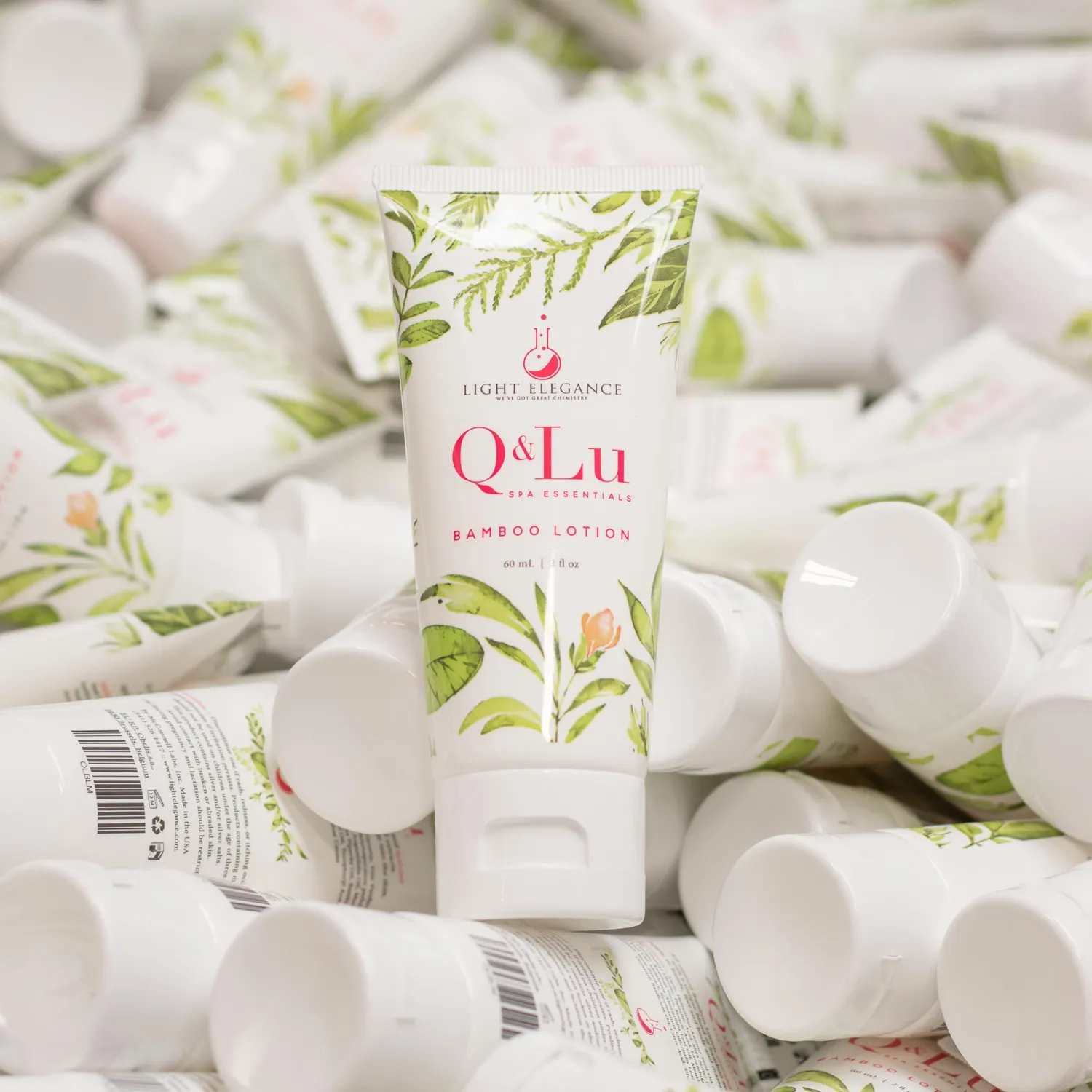 Light Elegance Q&Lu Bamboo Lotion bodylotion 2 oz naturlig