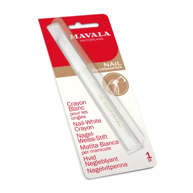 Mavala Nail-White Pencil hvit neglepenn fransk