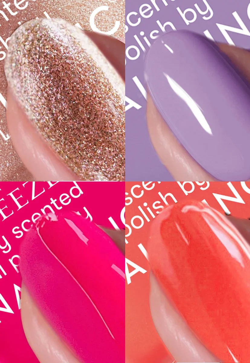 Nails Inc London Main Squeeze neglelakksett 4-pk krem