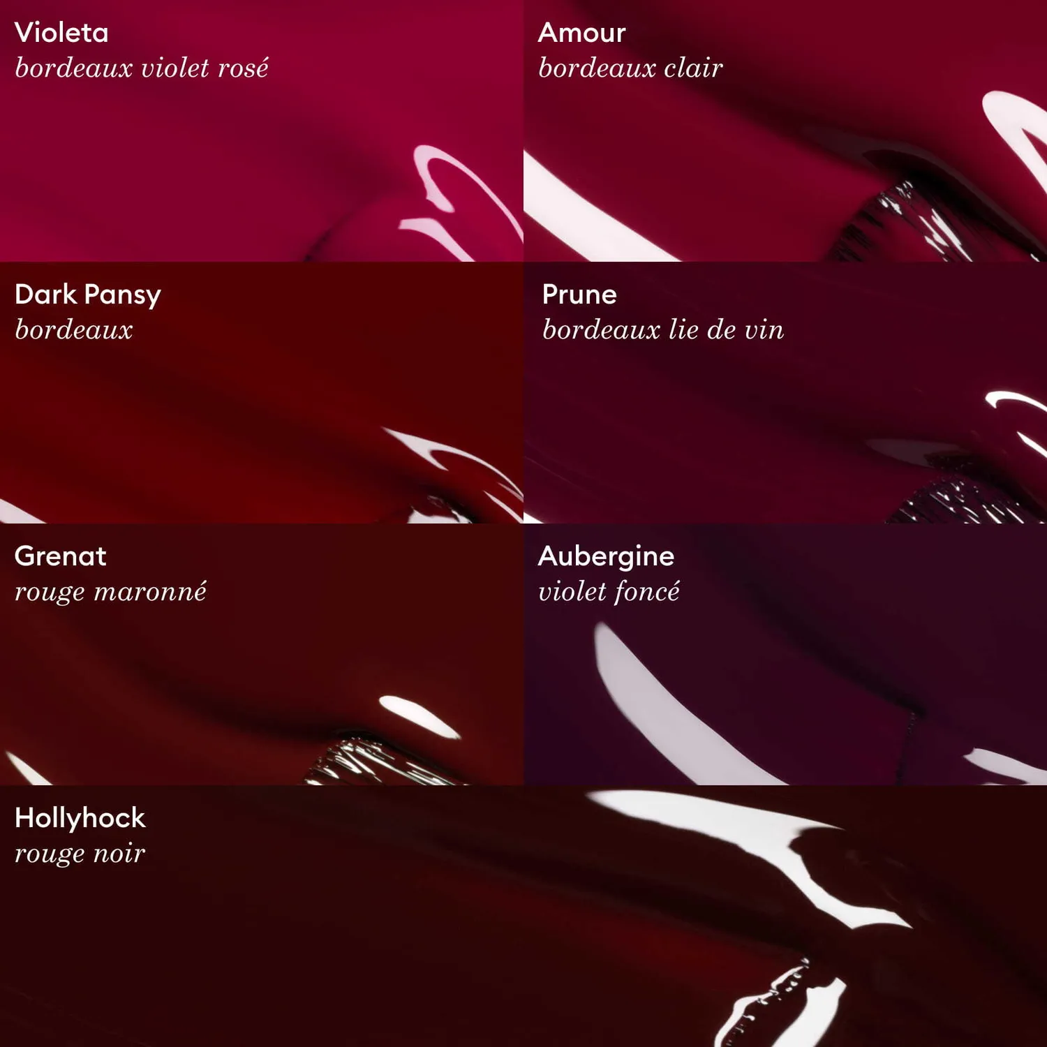 Manucurist Green Flash Prune gellakk bordeaux