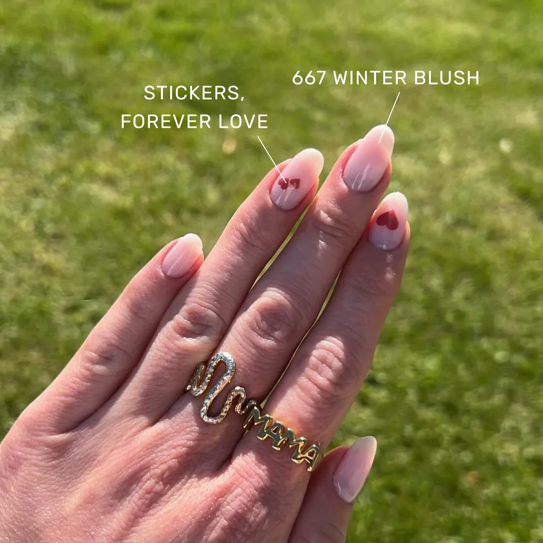 The Gel Collection Forever Love negleklistremerker nail art