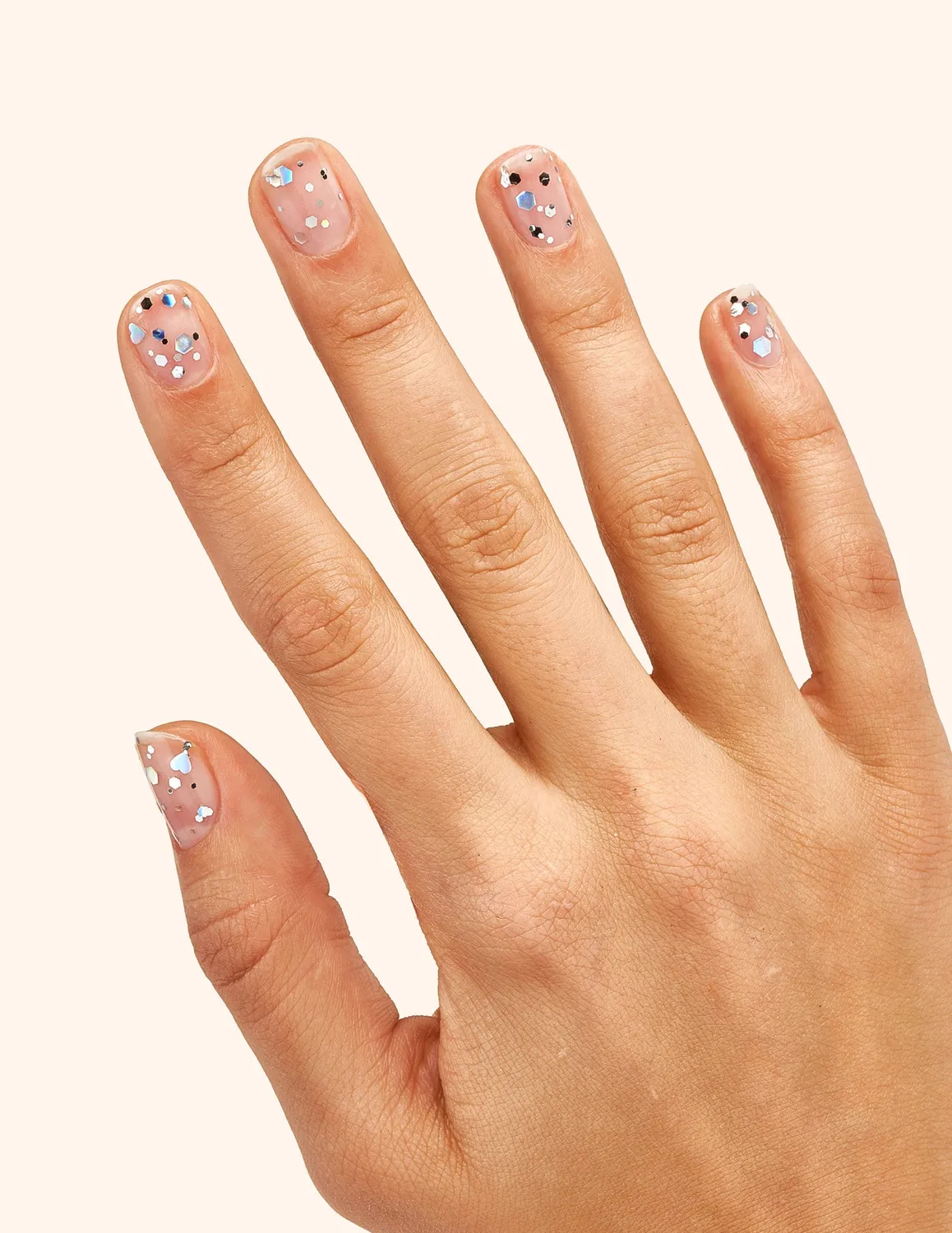 Le Mini Macaron Le Sweet Holo Glitz topcoat 10 ml glitter