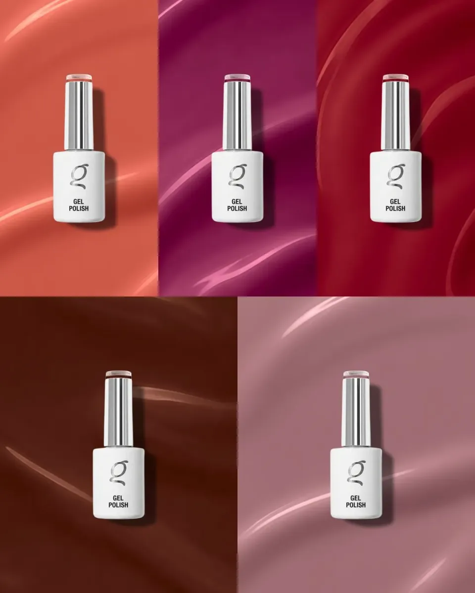 The Gel Collection Ultra Cover Gel Polish Bundle 5 stk heldekkende