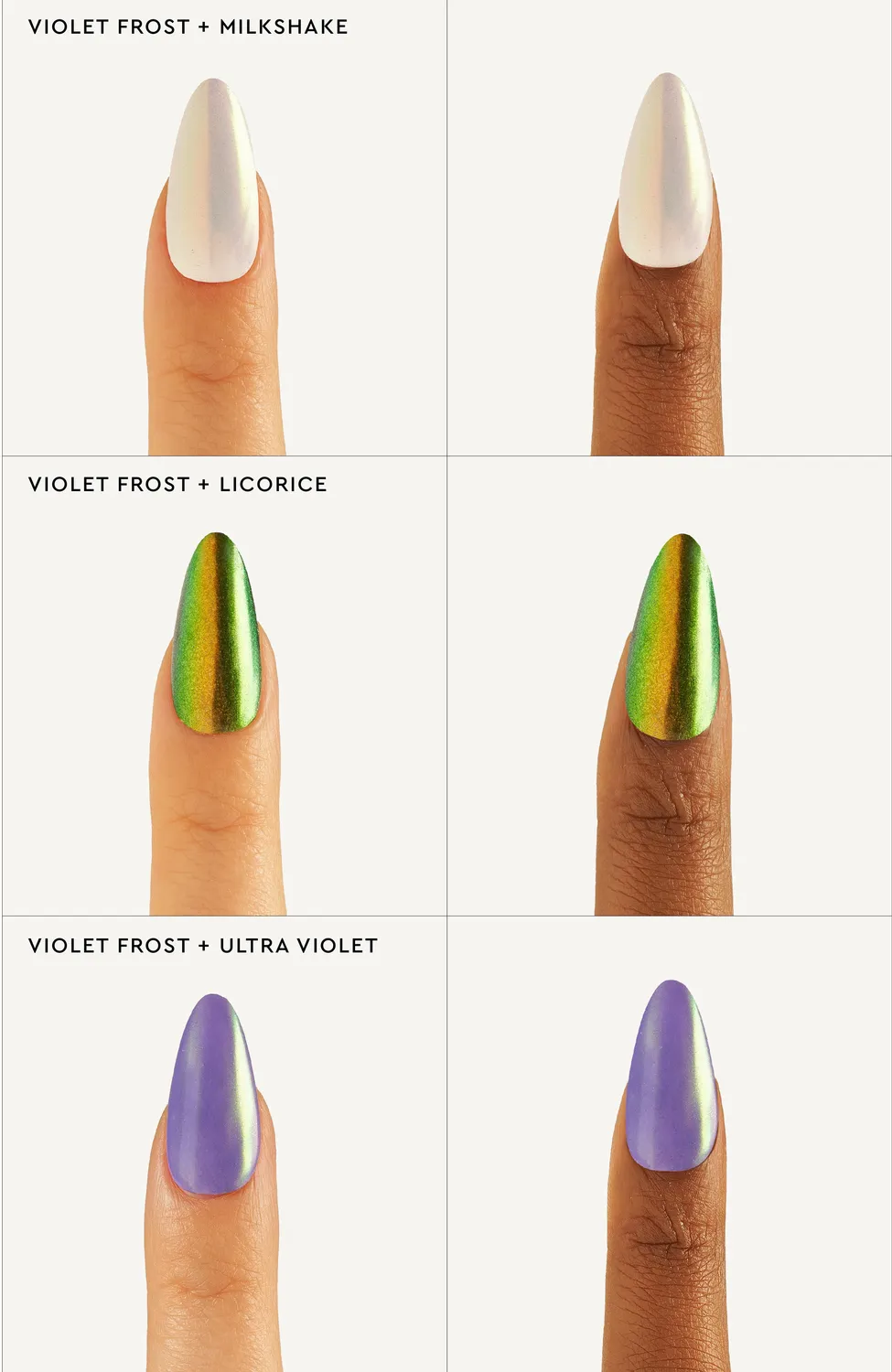 Le Mini Macaron Stardust Violet Frost neglepulver 2 ml lilla