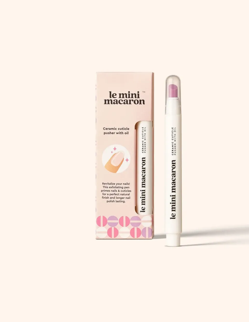 Le Mini Macaron Ceramice neglebåndspenn 1,5 ml olje