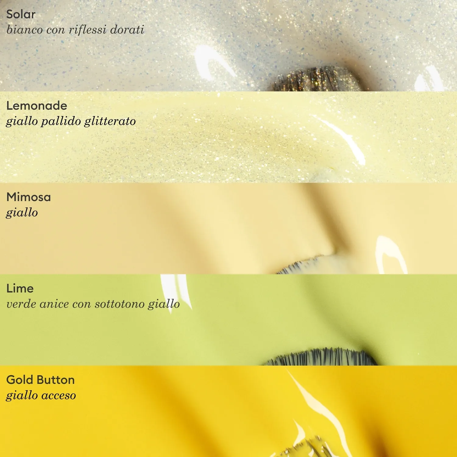 Manucurist Green neglelakk Gold Button knallgul