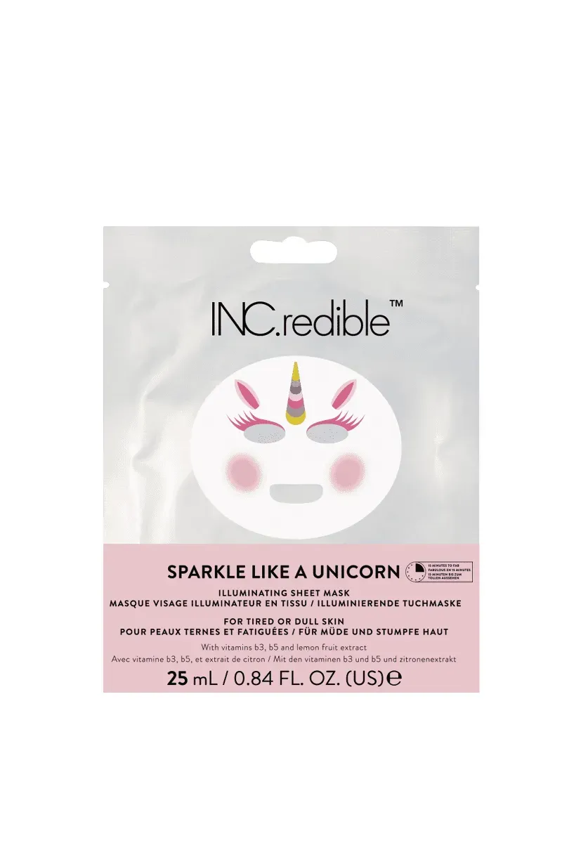 Nails Inc London Sparkle Like A Unicorn ansiktsmaske glød