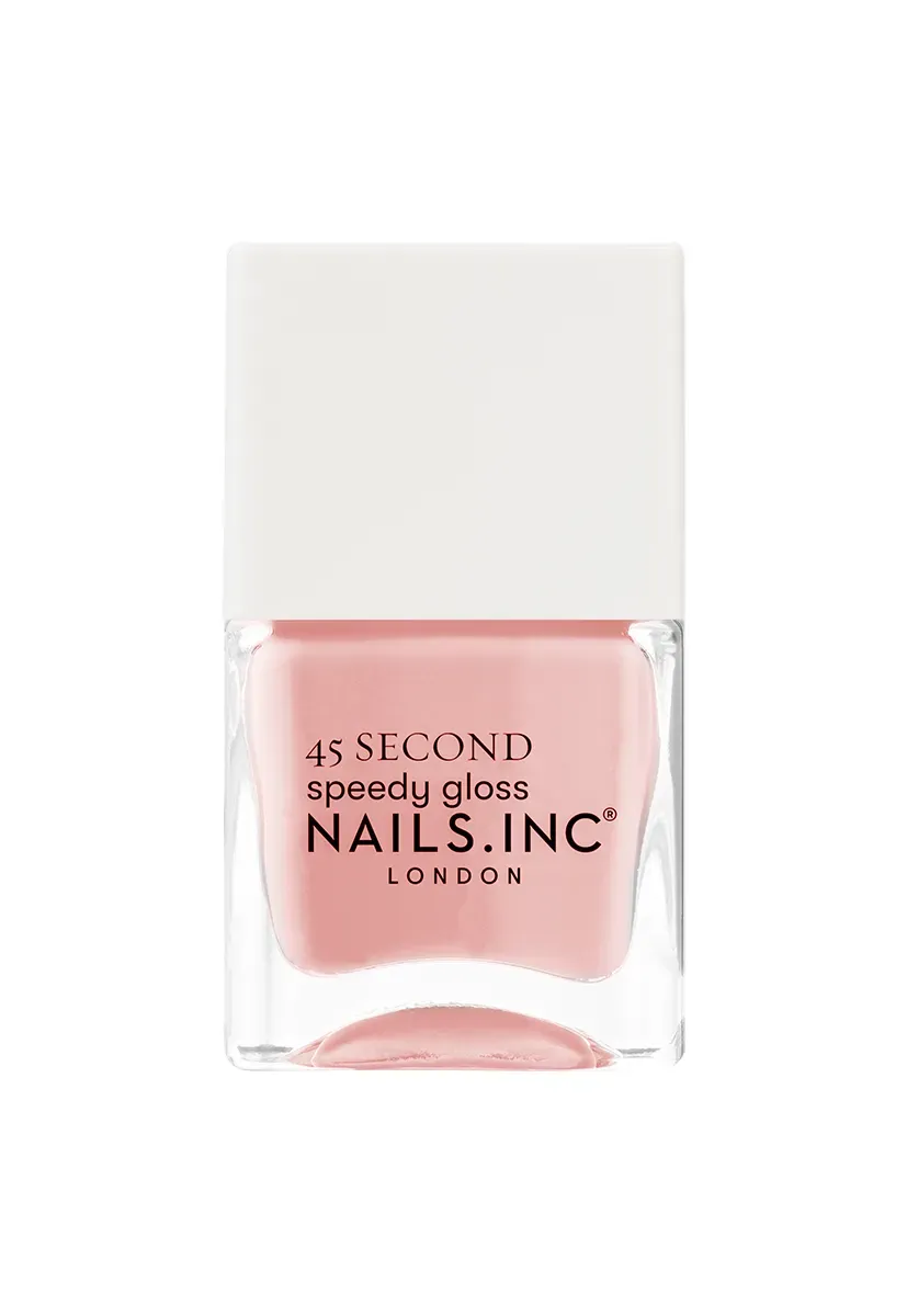 Nails Inc London Fly By At Victoria neglelakk rosa hurtigtørkende