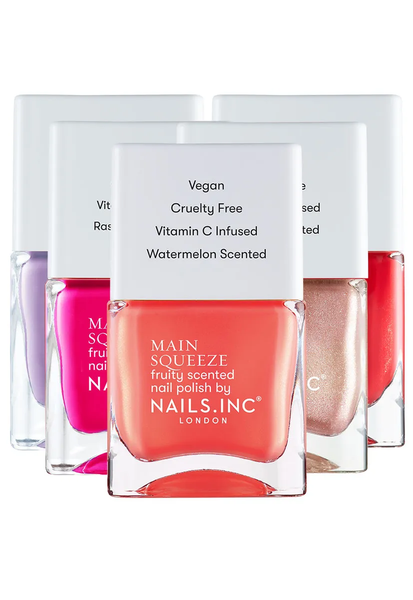 Nails Inc Fully Juiced Raspberry neglelakk duft rosa