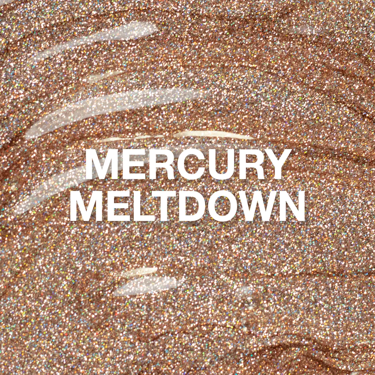 Light Elegance Mercury Meltdown glittergel 10 ml rosegull
