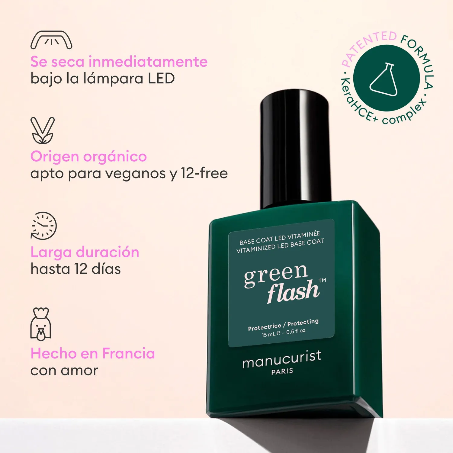 Manucurist Green Flash Vitamin Base Coat underlakk