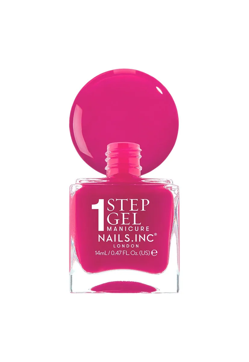 Nails Inc London Olivia 1-Step Gel neglelakk rosa
