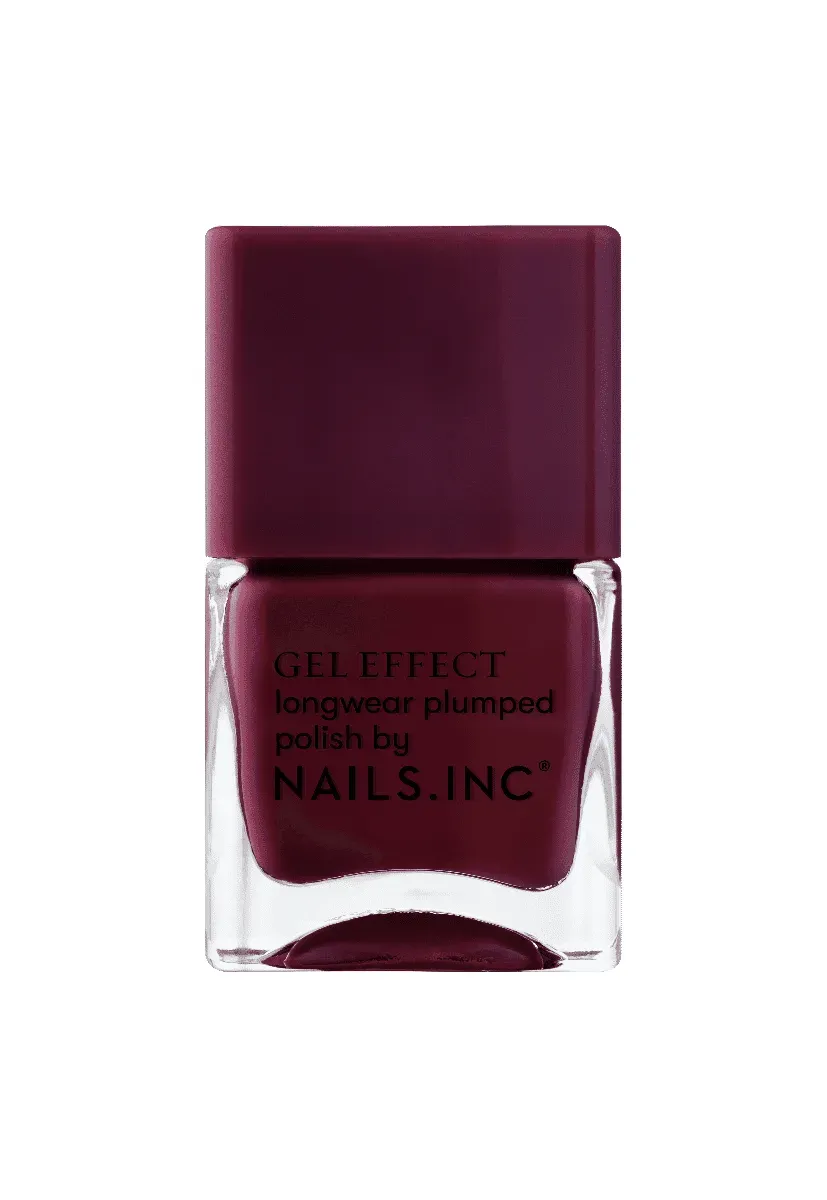 Nails Inc Kensington High Street neglelakk gel-effekt rød