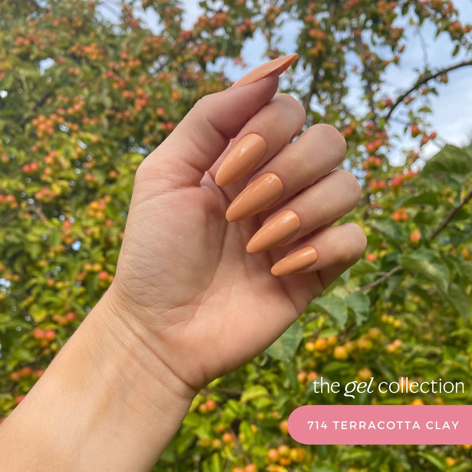 The Gel Collection Gel Polish 714 Terracotta Clay 10 ml brun