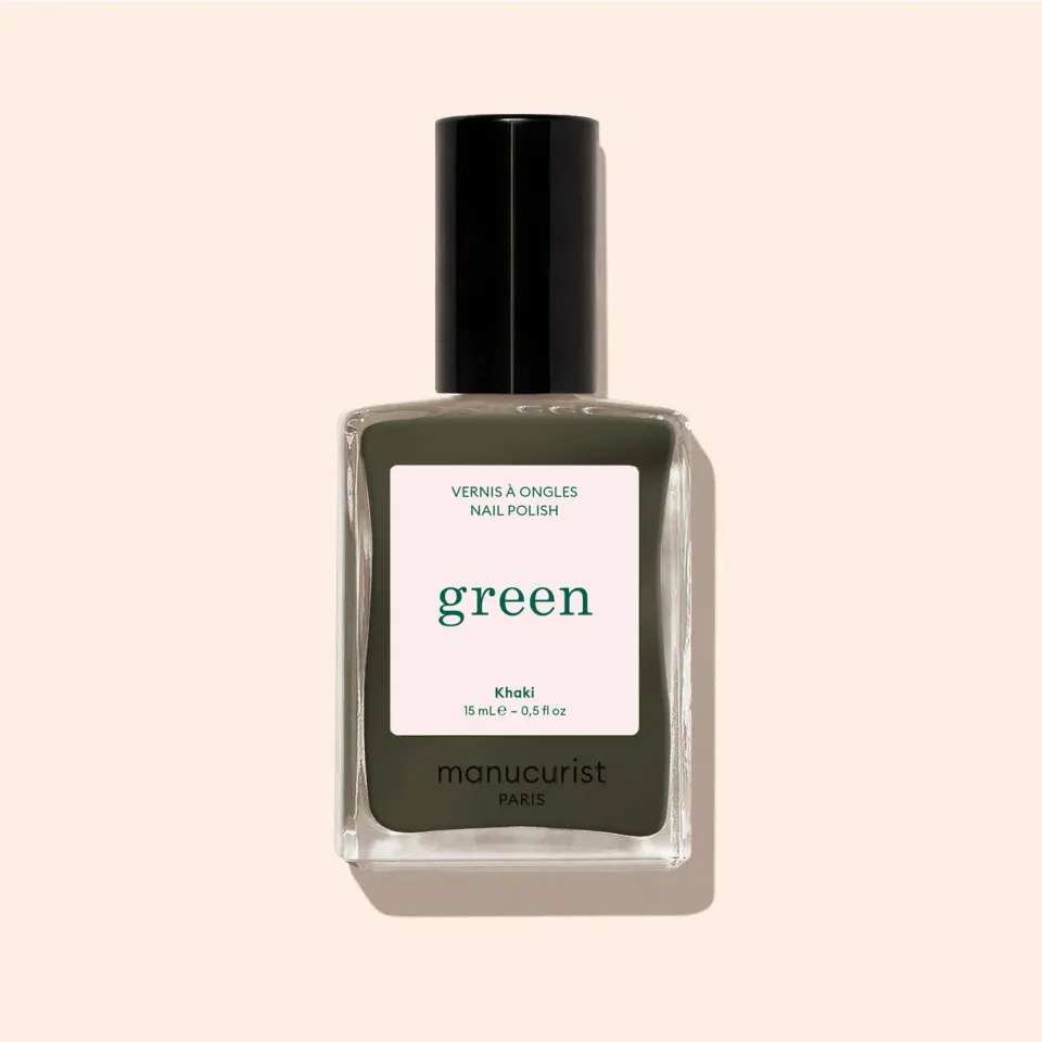 Manucurist Green Khaki neglelakk grågrønn opaque
