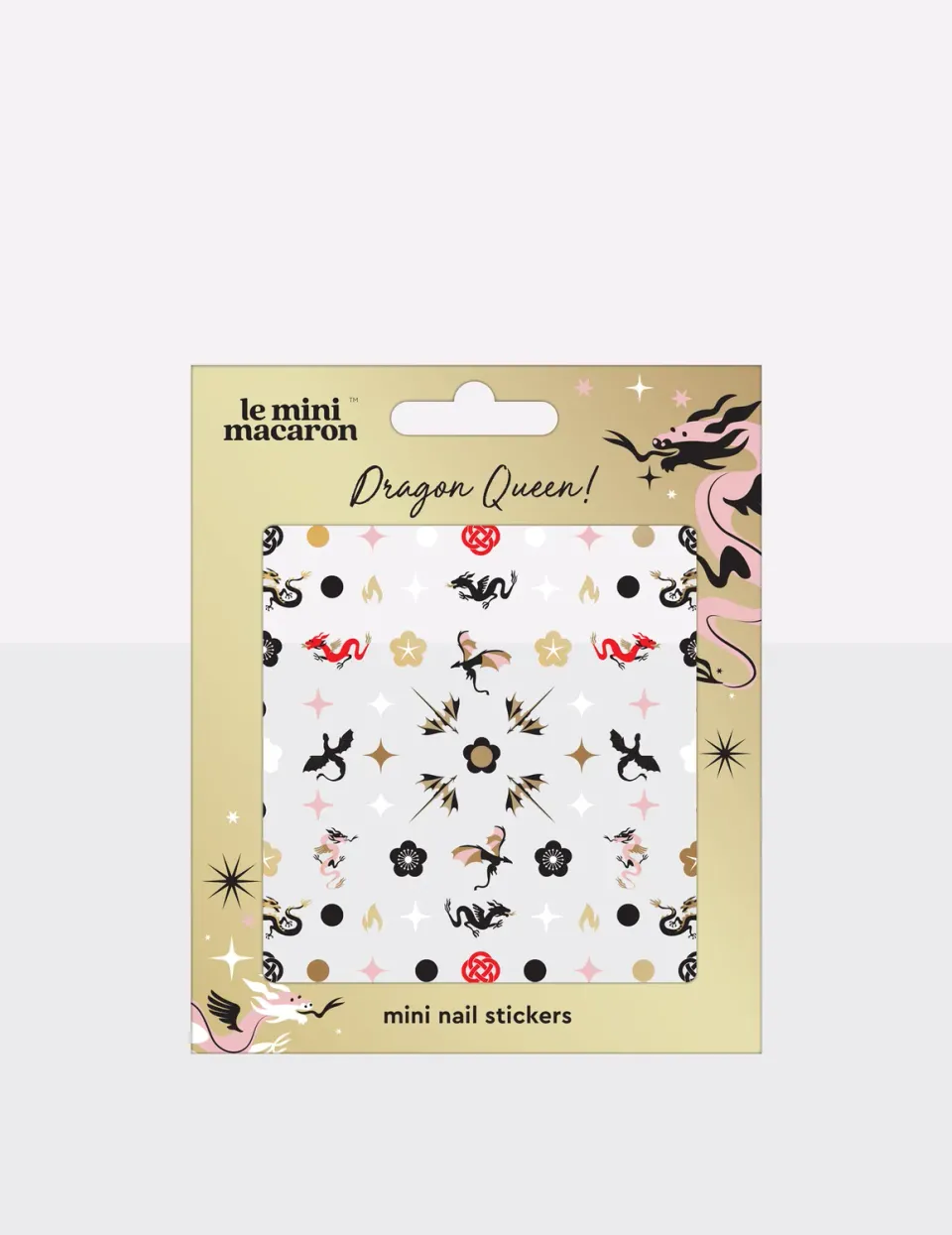 Le Mini Macaron Dragon Queen negleklistremerker mini