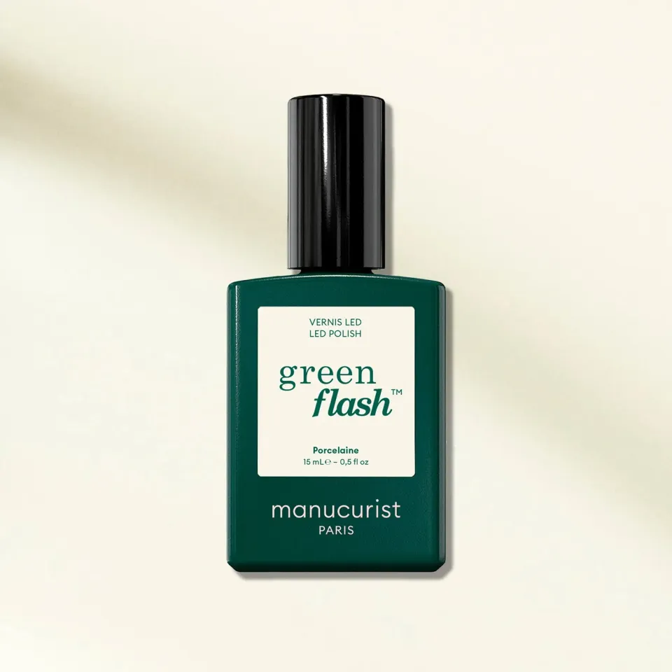 Manucurist Green Flash gel neglelakk Porcelaine offwhite