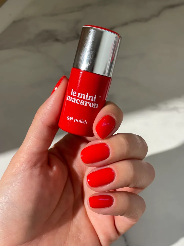 Le Mini Macaron Retro Red gellakk 8,5 ml rød