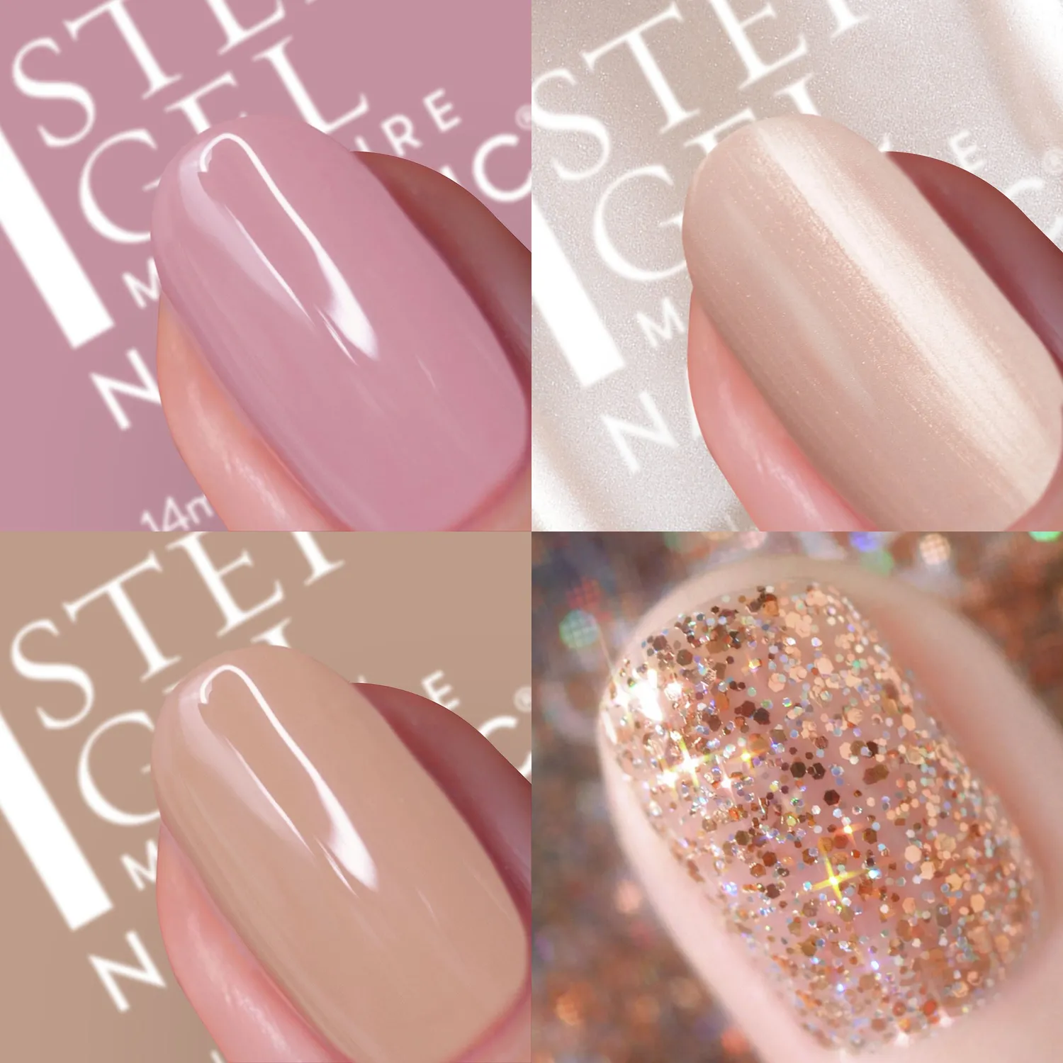 Nails Inc Nail Couture It's Topless neglelakk 1-step gel