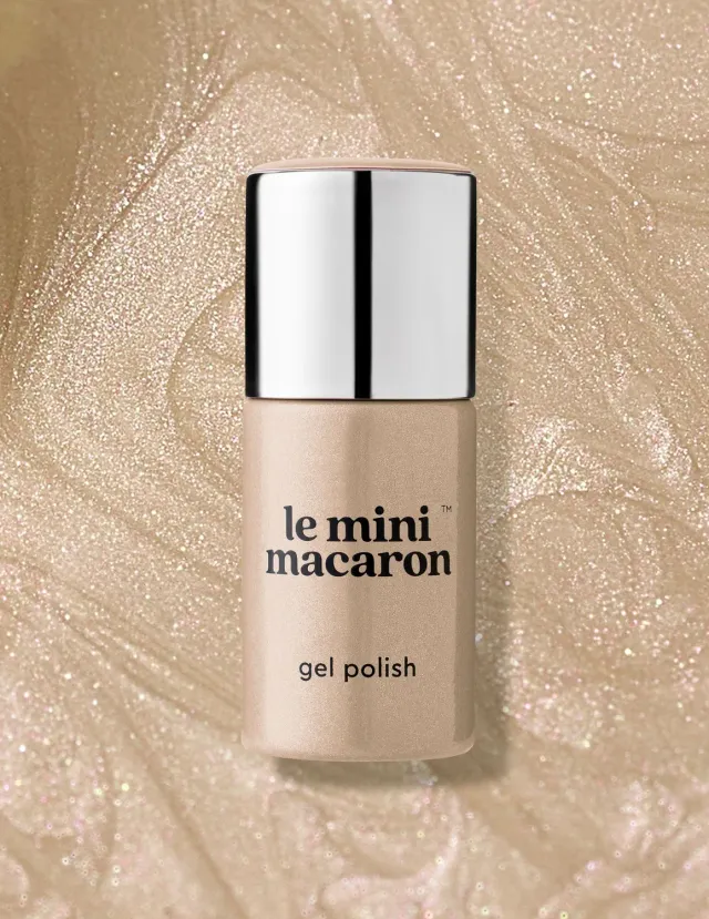 Le Mini Macaron Golden Elixir gel neglelakk 8,5 ml gull