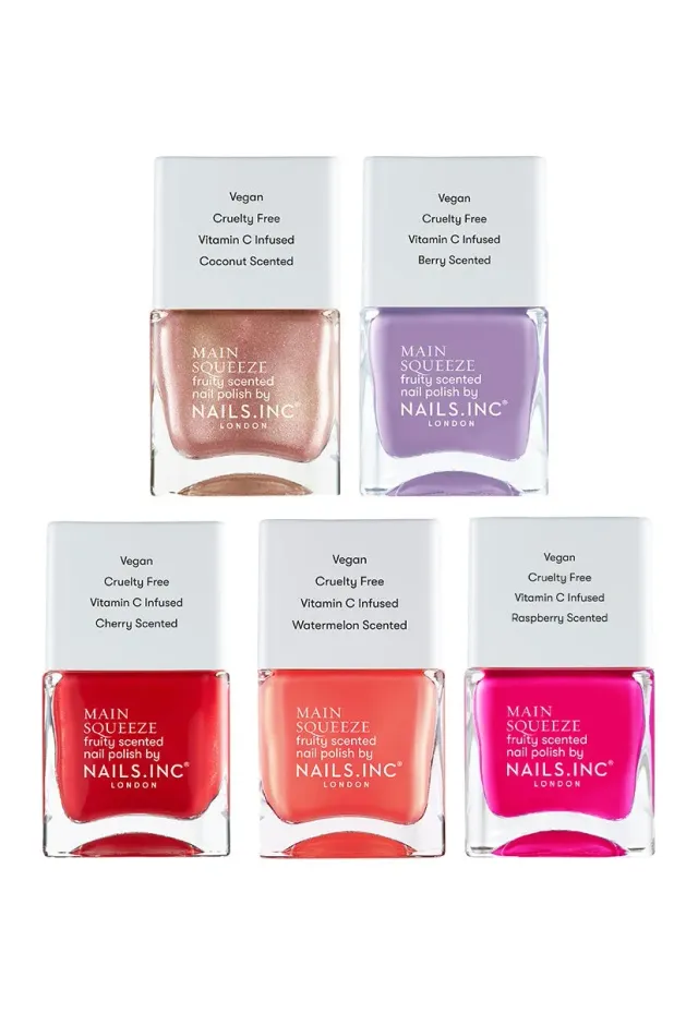 Nails Inc Main Squeeze neglelakk 5-pakning creme