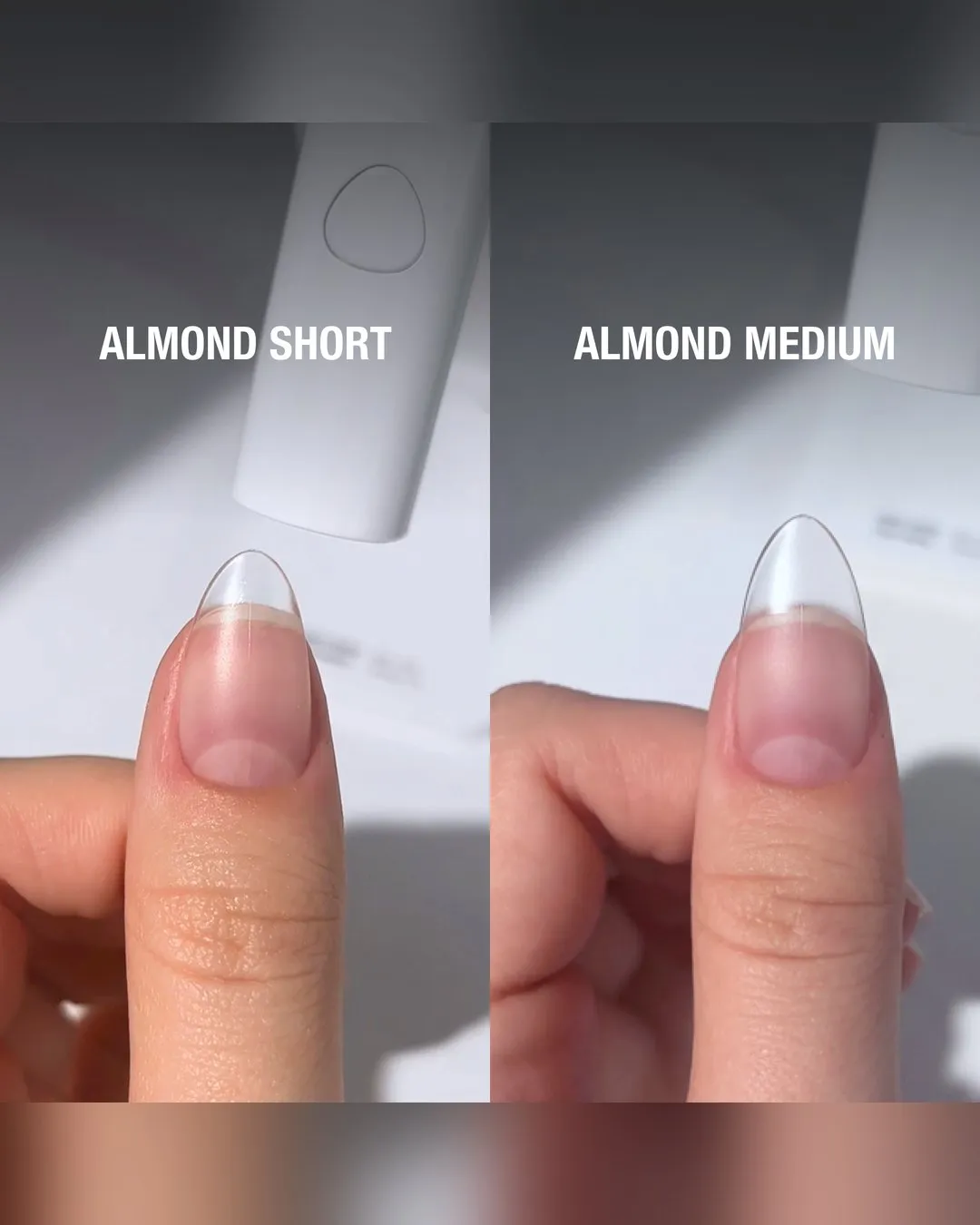 The Gel Collection Gel Tips Almond Medium geltips 360 stk sterk