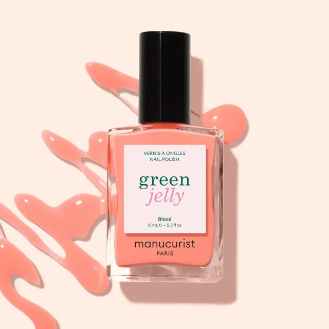 Manucurist Green Glacé Jelly neglelakk korall translucent