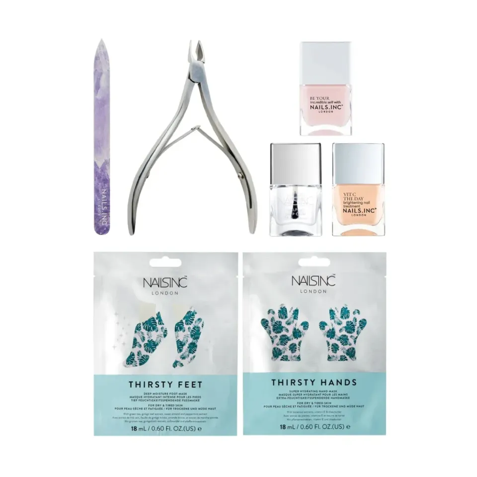 Nails Inc Healthy Hands Feet neglepleiesett 7-pk pleiende