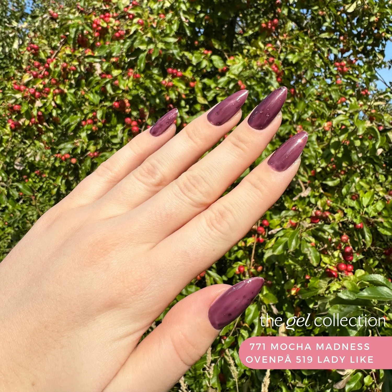 The Gel Collection Gel Polish 771 Mocha Madness gellakk glimmer