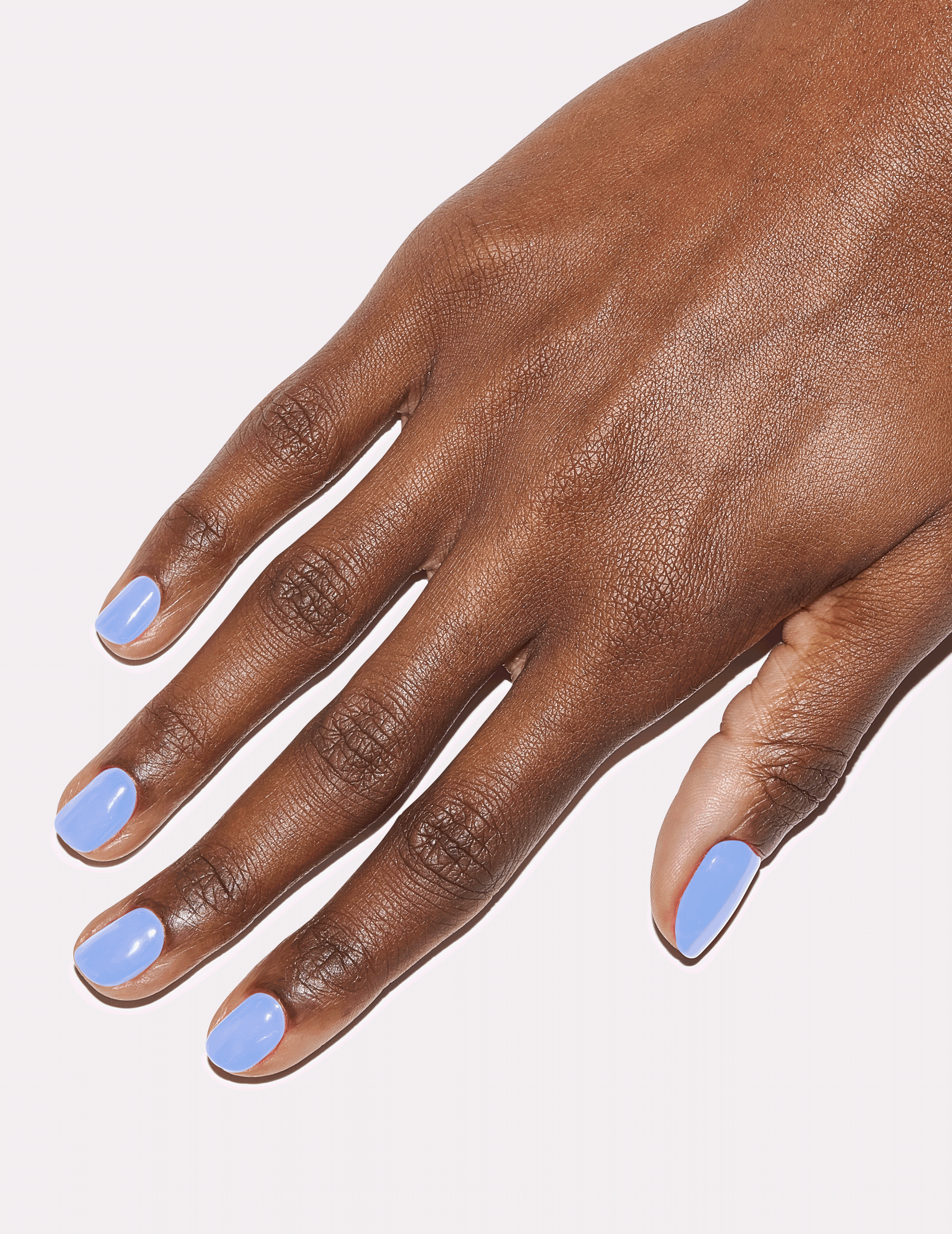 Le Mini Macaron Gel Manikyr Kit Fleur Bleue gellakksett