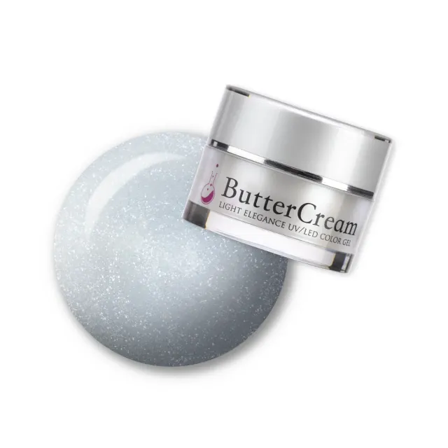 Light Elegance ButterCream Sparkle gellakk iriserende glitter