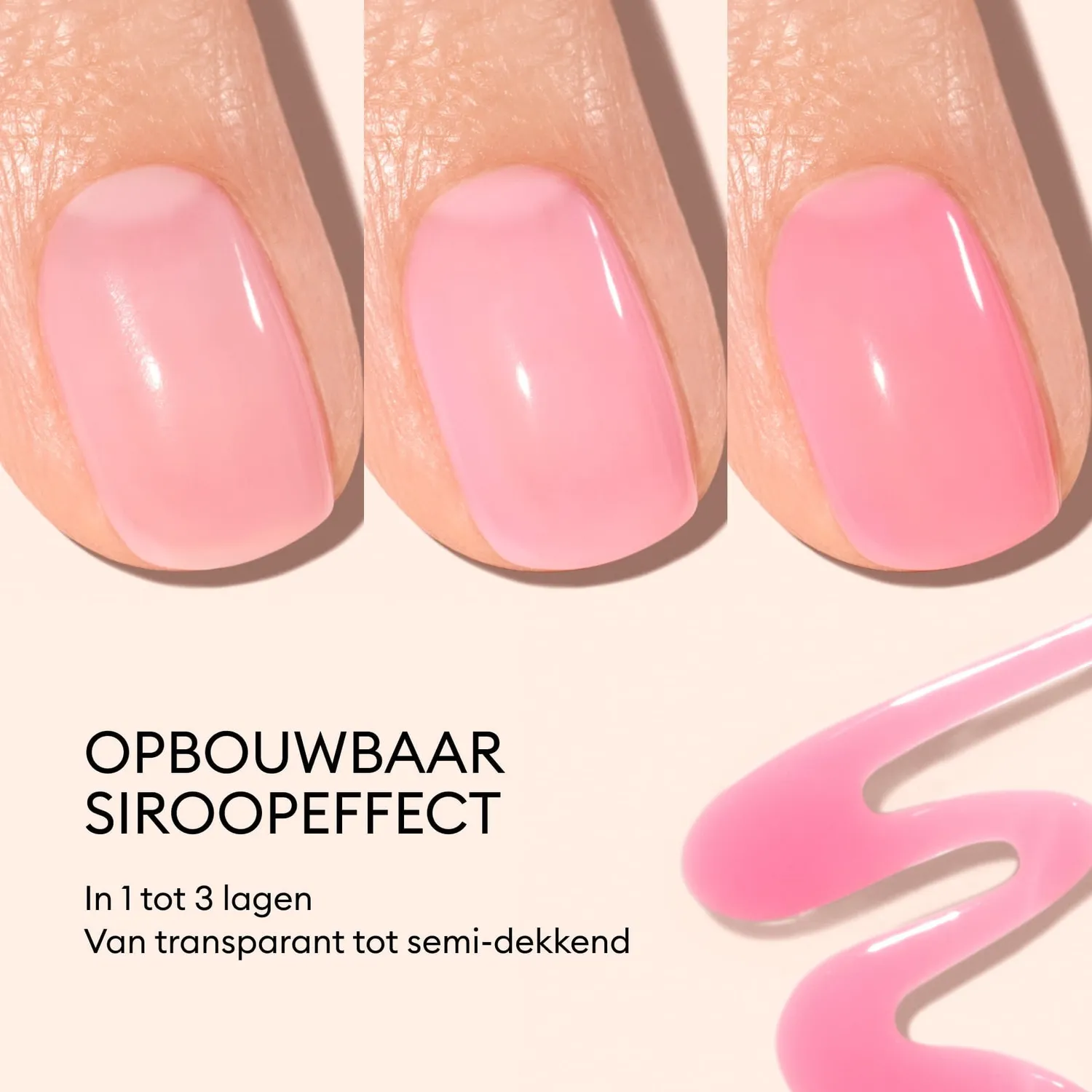 Manucurist Green Pink Sorbet Jelly neglelakk – rosa
