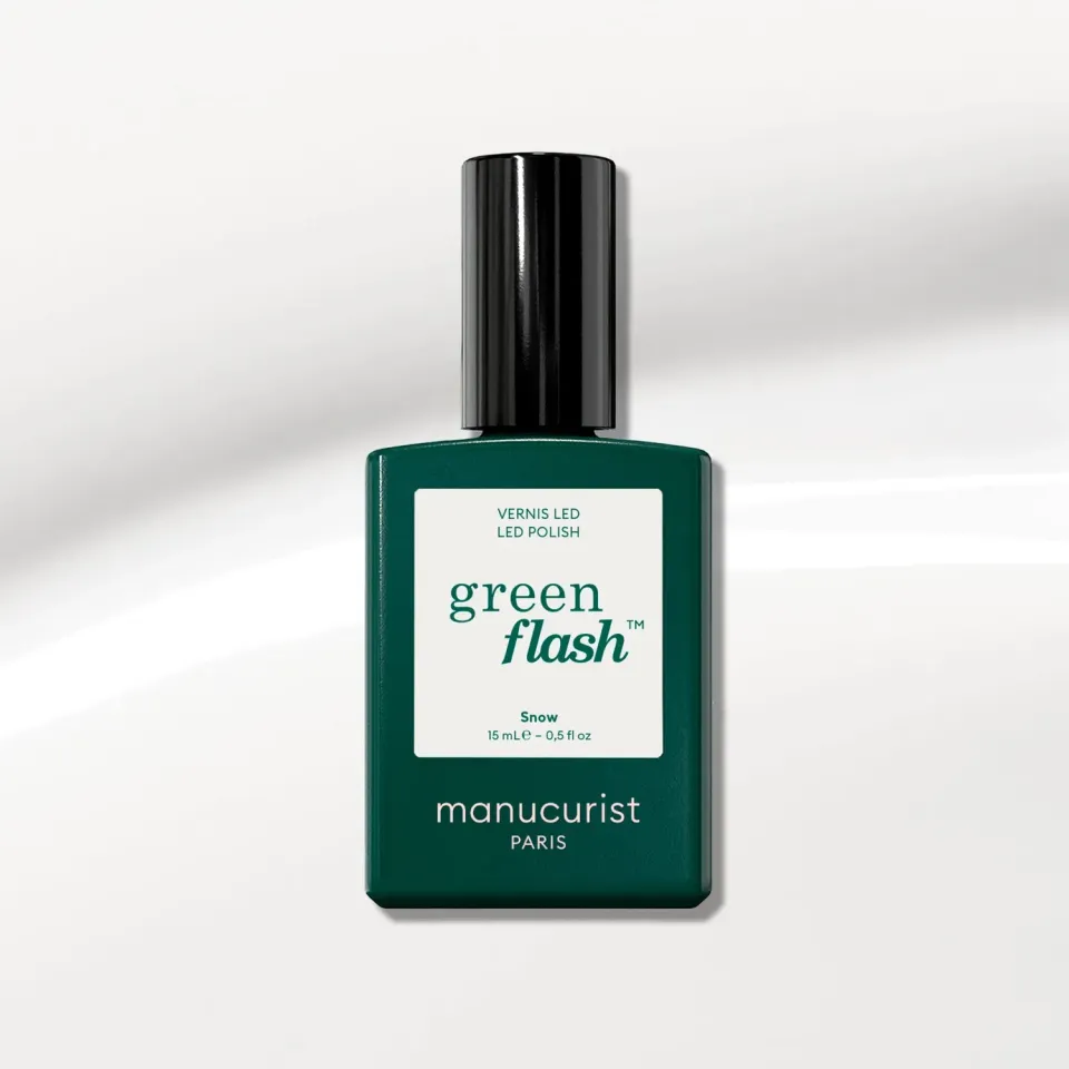 Manucurist Green Flash Snow gellakk hvit opak