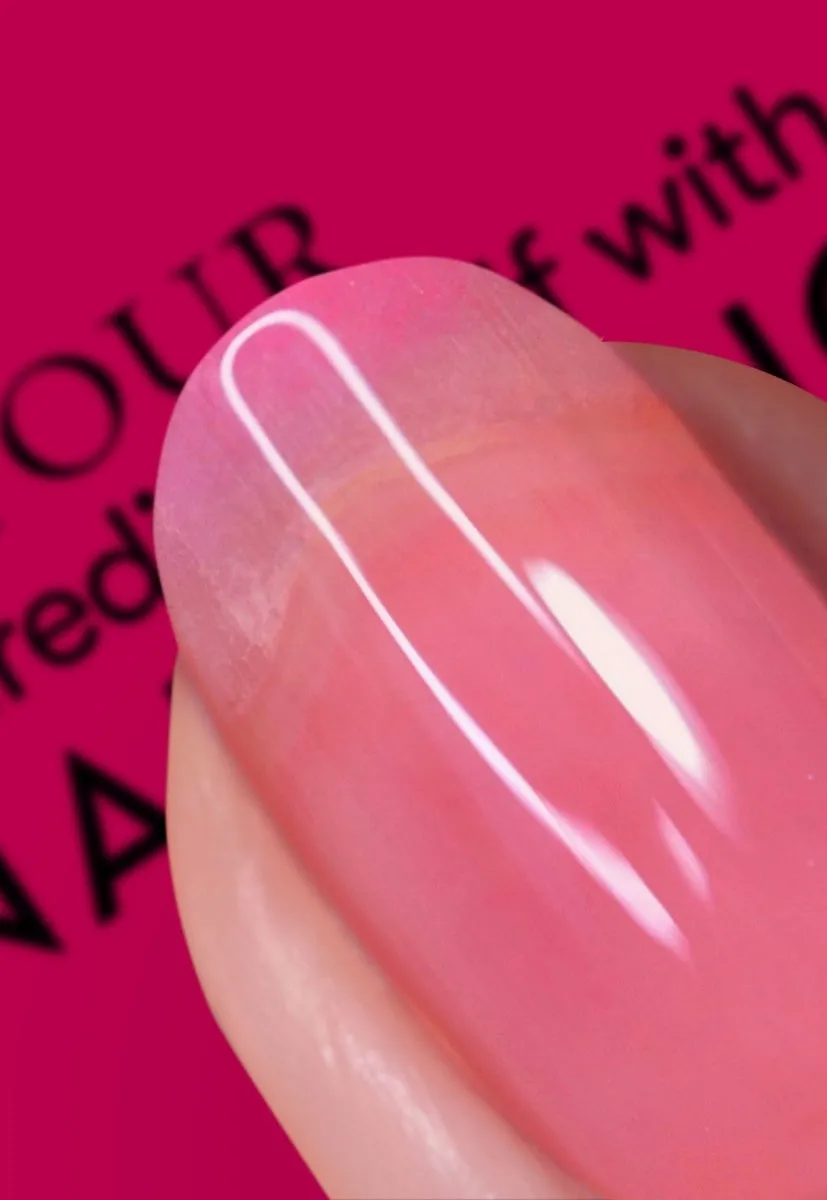 Nails Inc London Jelly Effect Feelin' Berry neglelakk bærglans