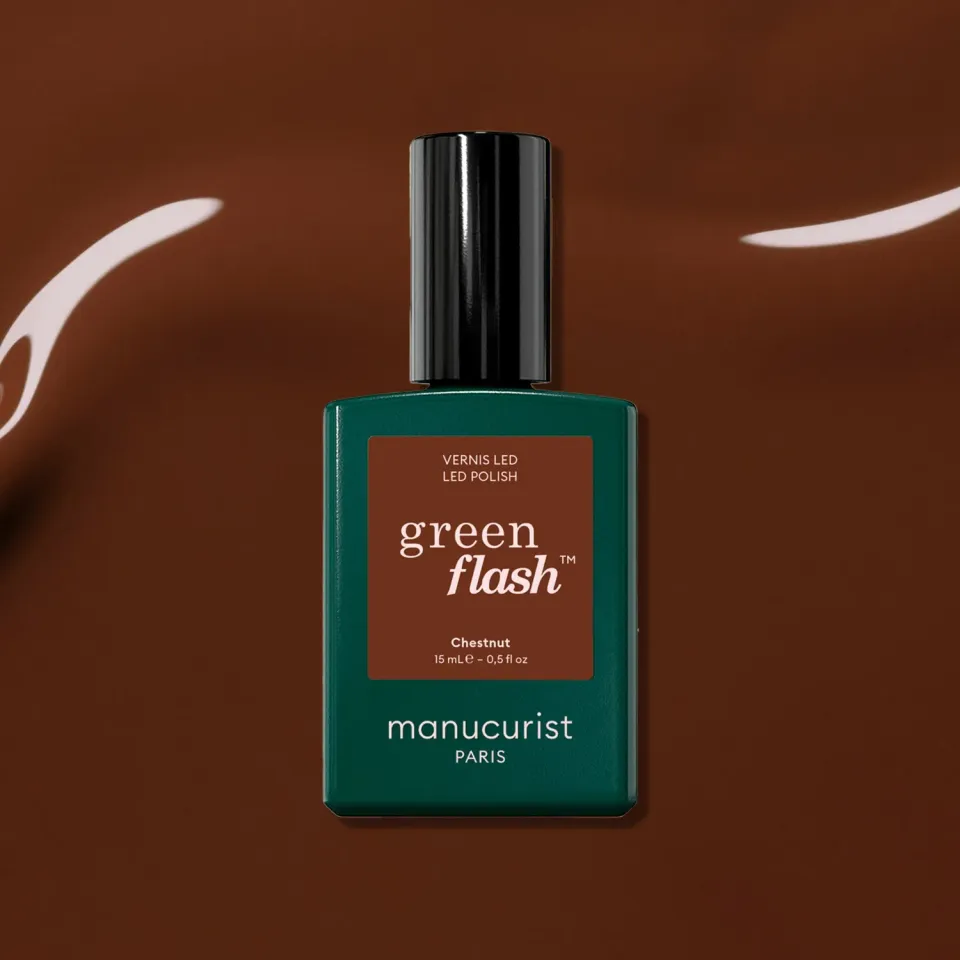 Manucurist Green Flash Chestnut gellakk varm brun