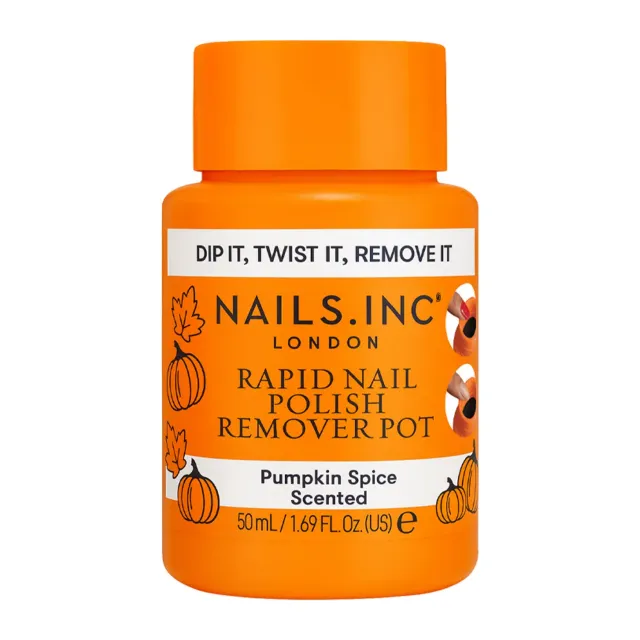 Nails Inc Pumpkin Spice neglelakkfjerner pot gresskarlukt