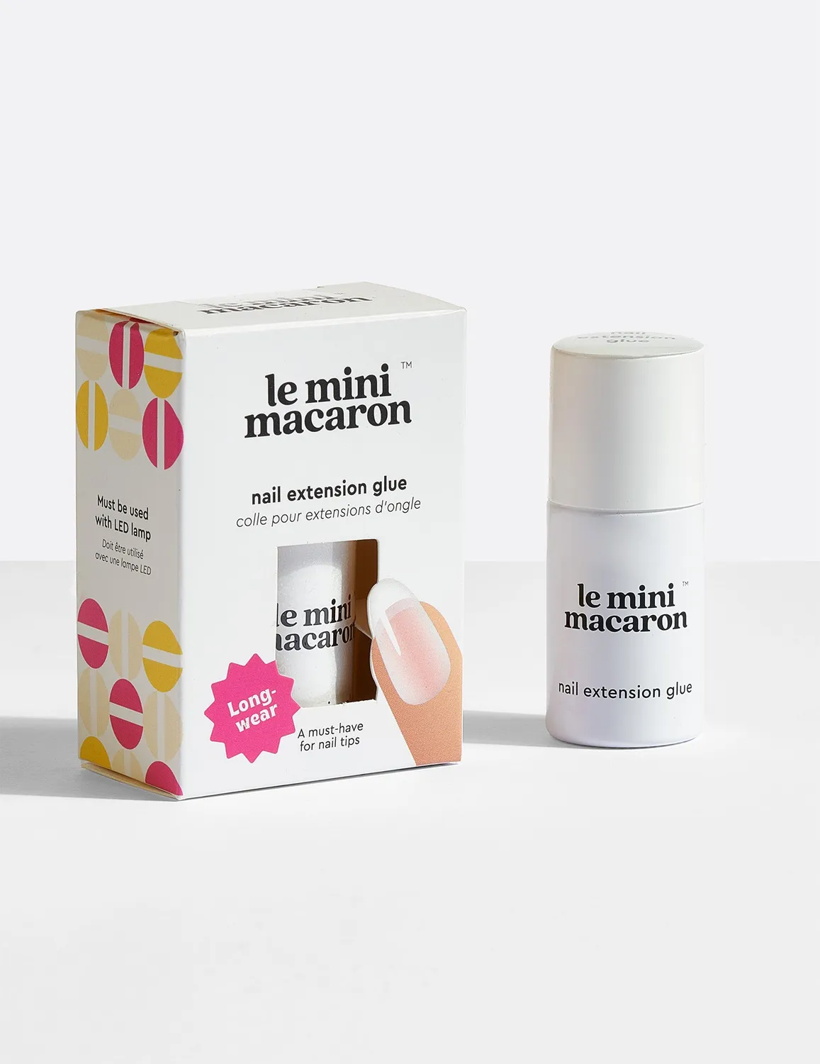 Le Mini Macaron Nail Extension Glue neglelim HEMA-fri