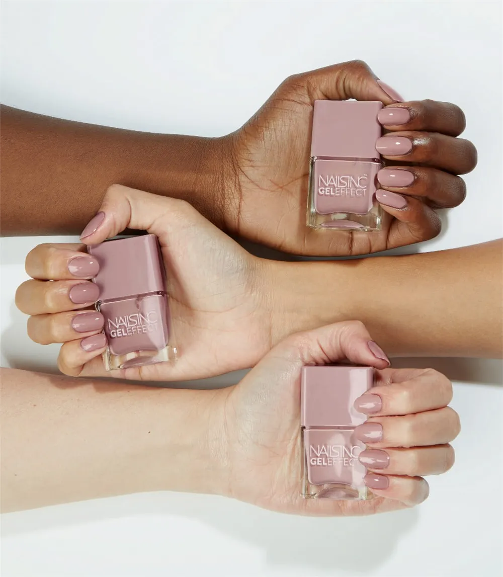 Nails Inc London Gel Effect Porchester Square neglelakk nude