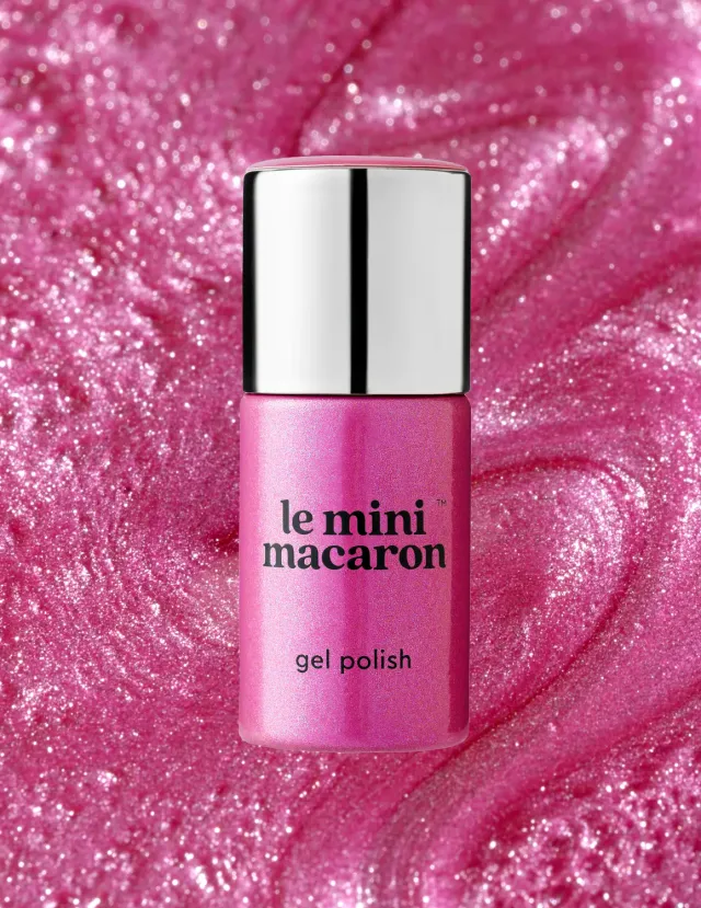 Le Mini Macaron Cosmopolitan Velvet gellakk 8,5 ml cat eye rosa