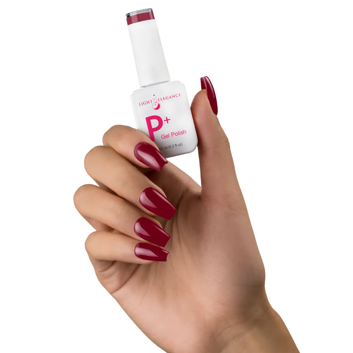 Light Elegance P+ Cranberry Craze gellakk 10 ml bringebærrød