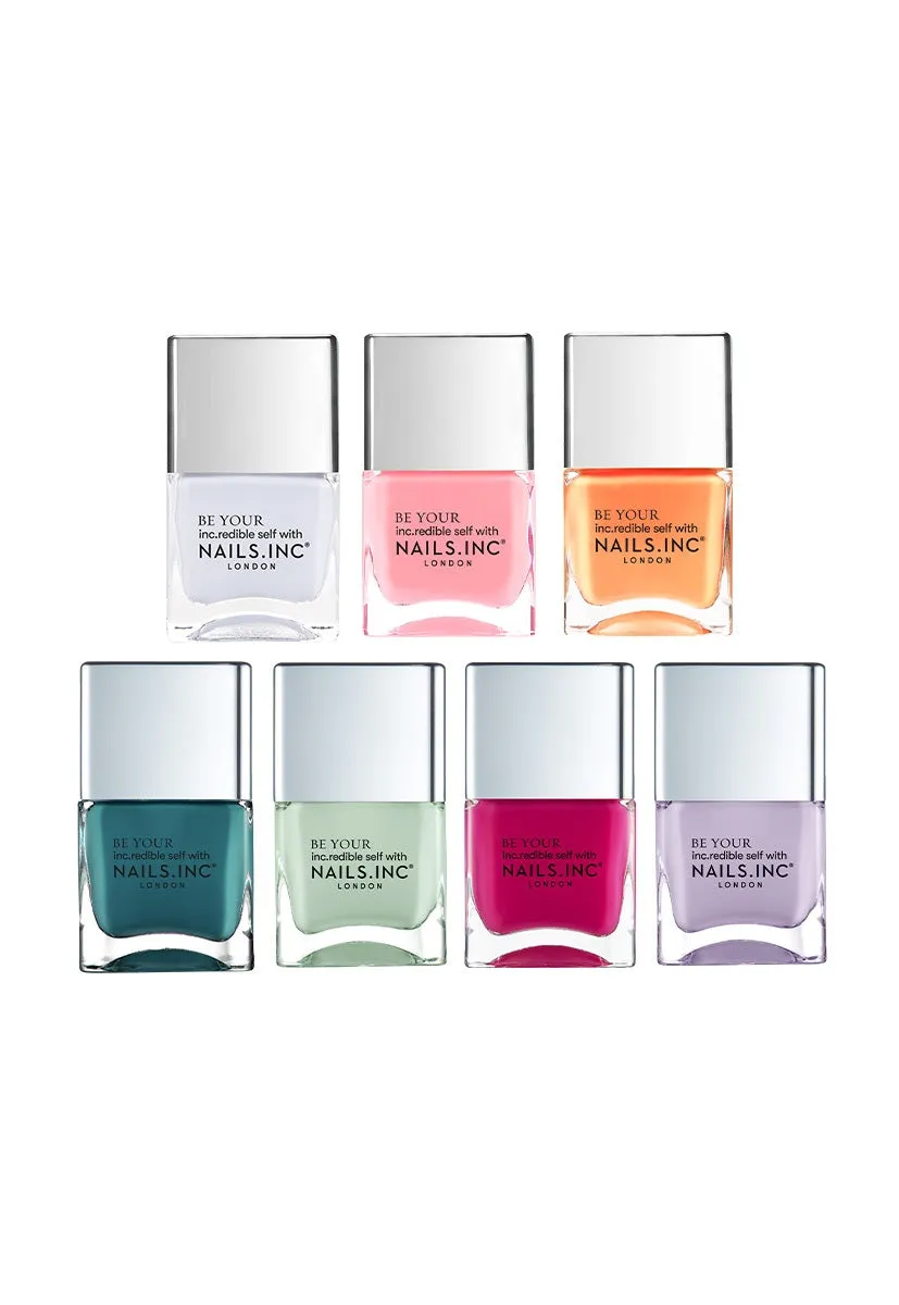 Nails Inc London Hello Sunshine neglelakk 7-pk krem