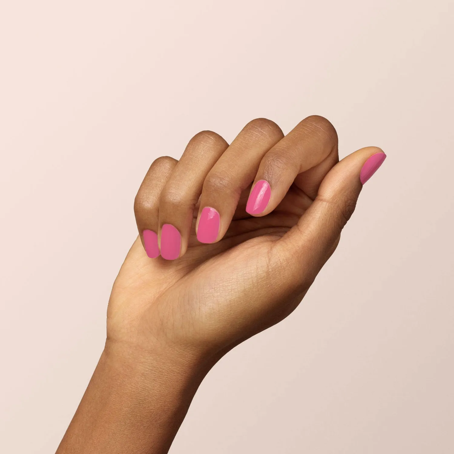 Manucurist Green Flash gel neglelakk Rose knallrosa