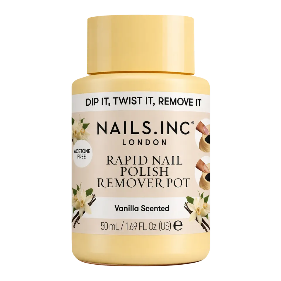 Nails Inc London Vanilla neglelakkfjerner potte vanilje
