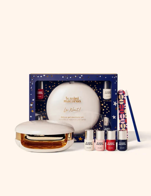 Le Mini Macaron Le Maxi La Nuit gel manikyrsett