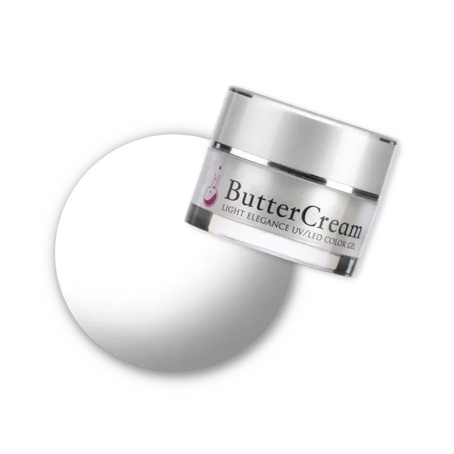 Light Elegance Just White ButterCream fargegel 5 ml hvit